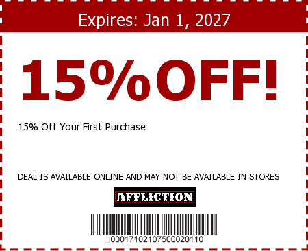 Affliction Promo Code