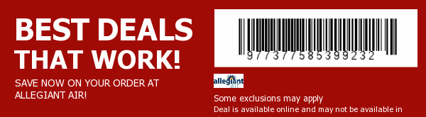 Allegiant Air Coupon