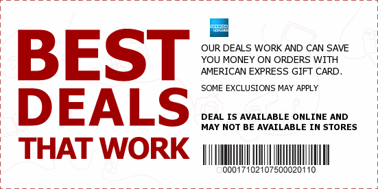 American Express Gift Cards Coupons