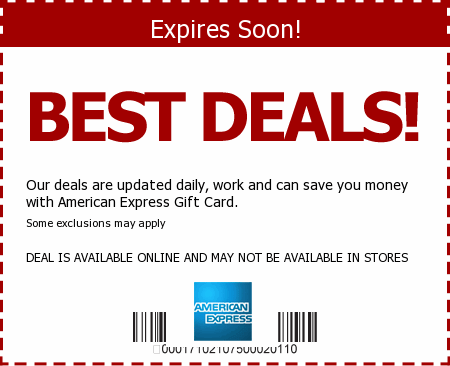 American Express Gift Cards Promo Code