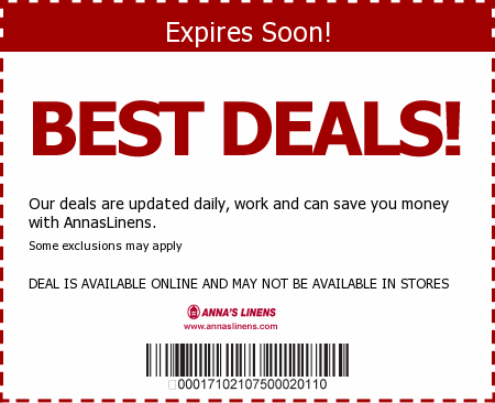 Annas Linens Promo Code