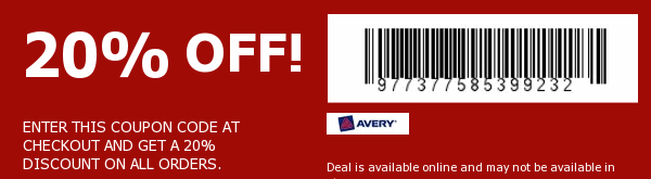 Avery Coupon