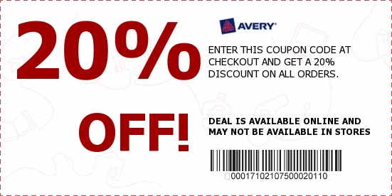 Avery Coupons