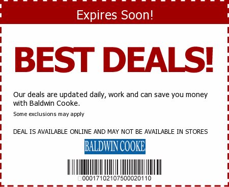 Baldwin Cooke Promo Code