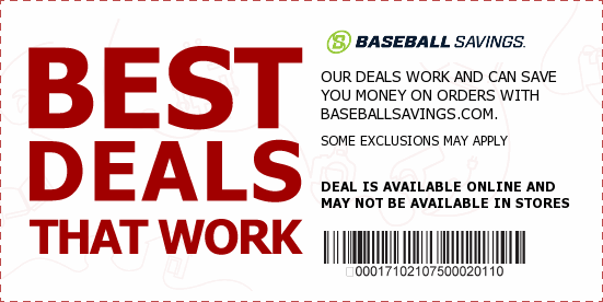 Baseball Savings Coupons