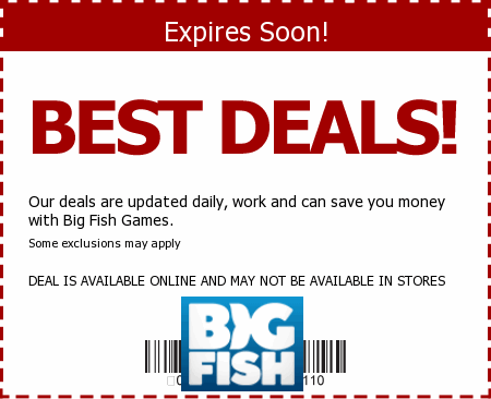 Big Fish Games Promo Code