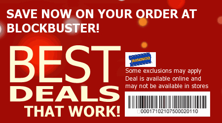 Blockbuster Coupon Code