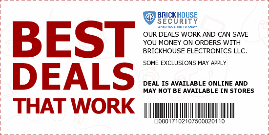 BrickHouse Security Coupons