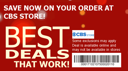 CBS Store Coupon Code