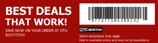 CPO Bostitch Coupon