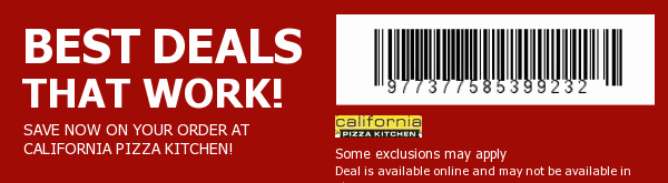 California Pizza Kitchen Coupon
