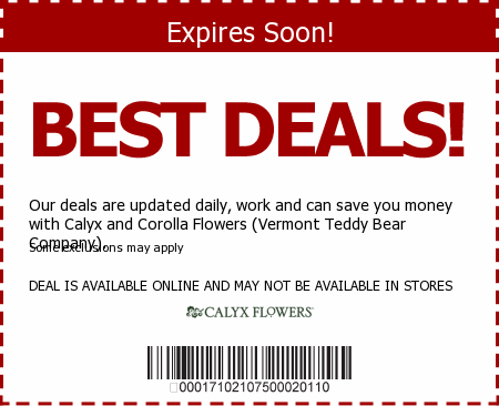 Calyx and Corolla Flowers Promo Code
