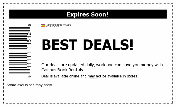 Campus Book Rentals Deals