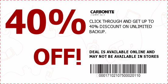 Carbonite Coupons