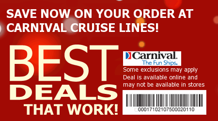 Carnival Cruise Coupons