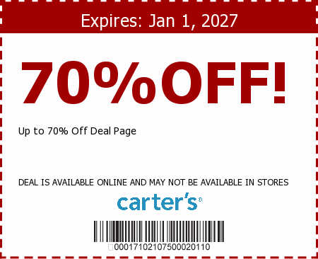 Carters Promo Code