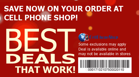 Cell Phone Shop Coupon Code