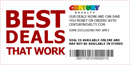 Century Novelty Coupons