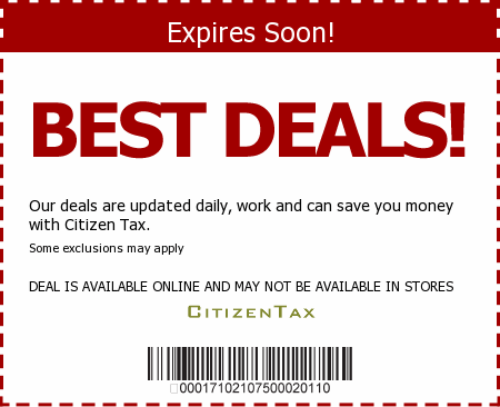 Citizen Tax Promo Code