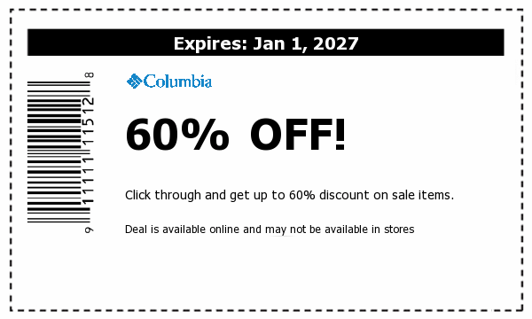 Columbia Sportswear Deals