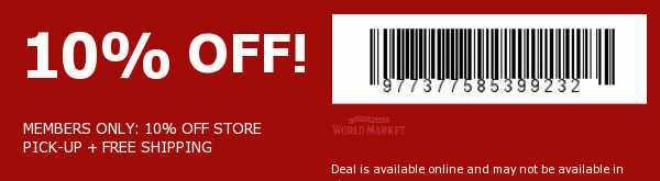 Cost Plus World Market Coupon