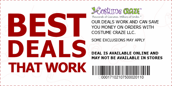 Costume Craze Coupons