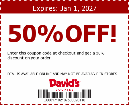 Davids Cookies Promo Code