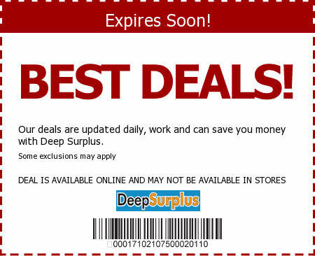 Deep Surplus Promo Code