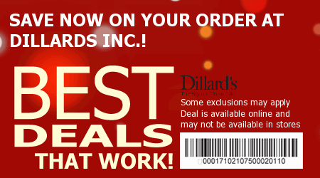 Dillards Coupons: Save 72 w 2015 Coupons  Coupon Codes