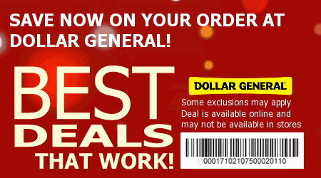 Dollar General Coupon Code