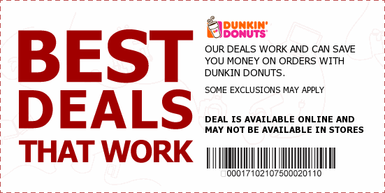 Dunkin Donuts Coupons