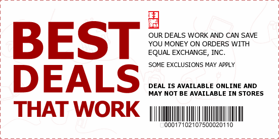 Equal Exchange Coupons