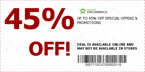 Extended Stay Hotels Coupons