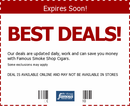 Famous Smoke Shop Cigars Promo Code
