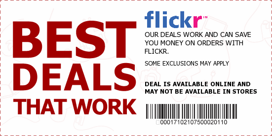 Flickr Coupons