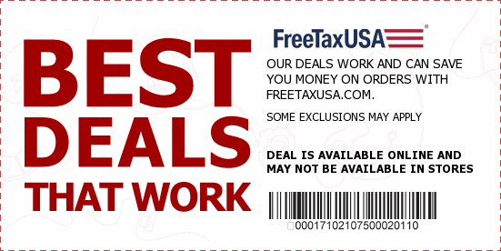 FreeTaxUSA Coupons