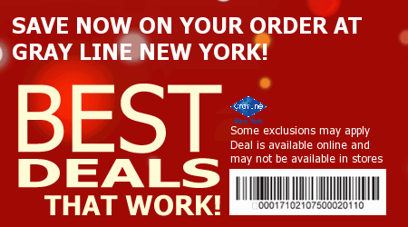 Gray Line New York Coupon Code