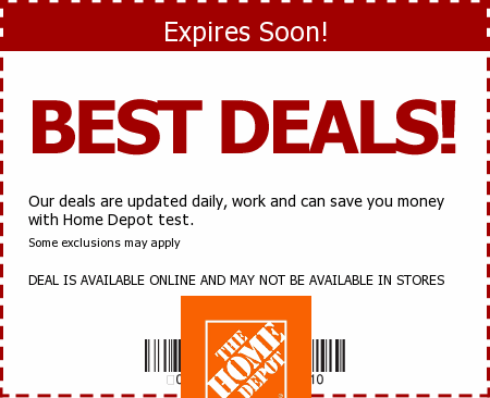 Home Depot Promo Code