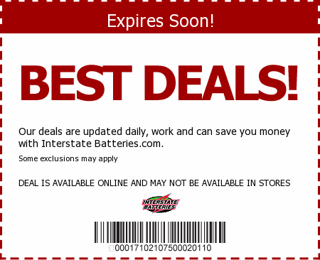 Interstate Batteries Promo Code