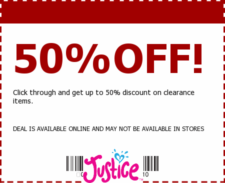 Justice Online Coupon Codes For Free Shipping