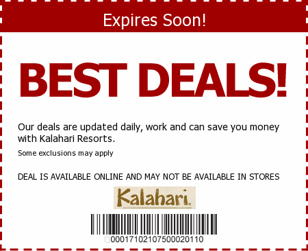 Kalahari Resorts Promo Code
