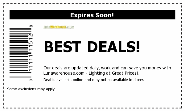 Lunawarehouse.com - Lighting at Great Prices! Deals