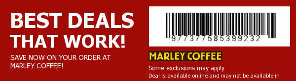 Marley Coffee Coupon