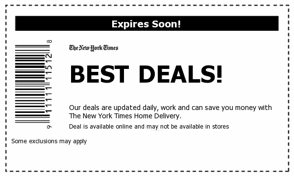 New York Times Deals