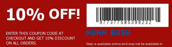Nunn Bush Coupon