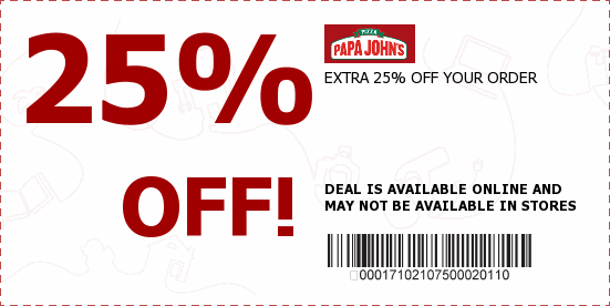 Papa Johns Coupons