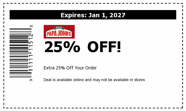Papa Johns Deals
