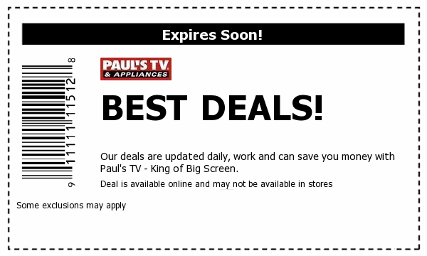 Paul's TV Deals
