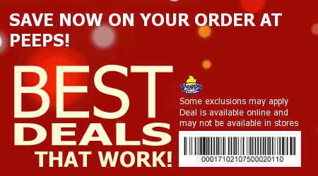 Peeps Coupon Code