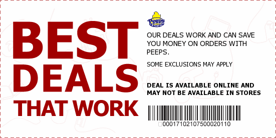 Peeps Coupons